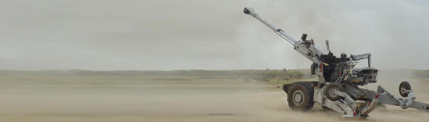 Dhanush artillery gun in field configuration